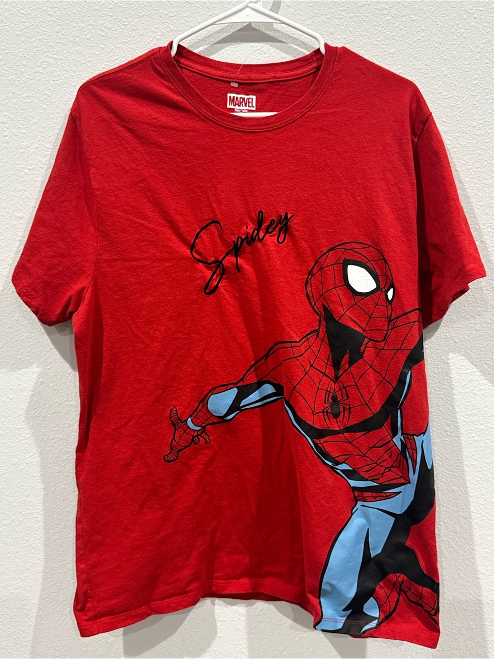 Marvel Red Spider-Man Graphic Tee for Men
